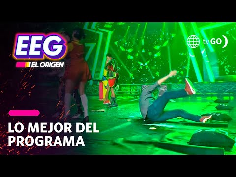 EEG El Origen: Gian Piero cayó aparatosamente en medio del set tras hacer perder a los Combatientes