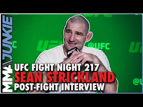 Sean Strickland: UFC Paid Big Money To Step Up For Short Notice Win | UFC Fight Night 217