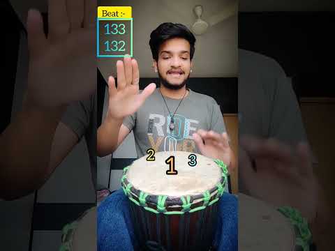 Djembe SimpleBeat - #djembe #lesson #tutorial #beats #music #beginners #percussion #viral #musician