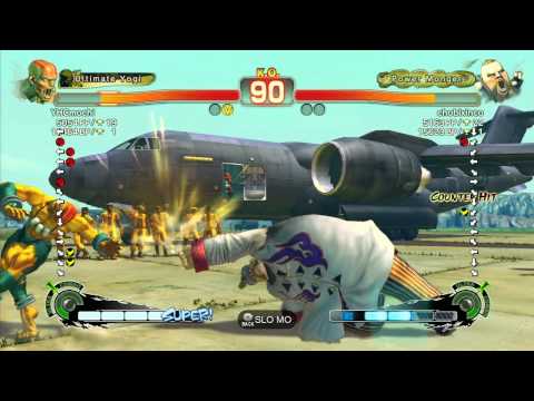 SSF4 AE: YHCmochi (Dhalsim) vs chobixinco (Rufus) - Ranked Match (720p HD)
