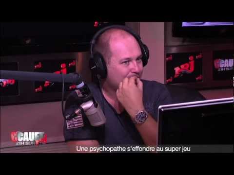 Une psychopathe s'effondre au super jeu - C'Cauet sur NRJ