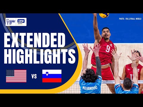 USA vs. SLOVENIA | EXTENDED HIGHLIGHTS | 2025 FIVB MEN’S WORLD CHAMPIONSHIP | SEPT 22, 2025