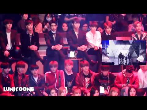 161202 GOT7, NCT, TWICE Reaction to EXO 'Monster' @ MAMA 2016 Teresa ChMoore