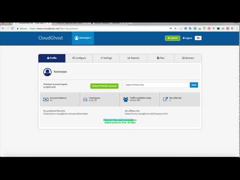 CloudGhost net Sign up and become a Premium Member