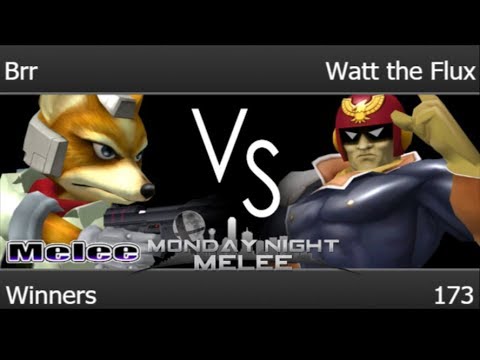 MNM 173 - Brr (Fox) vs TLOC | Watt the Flux (C Falcon) Winners - Melee