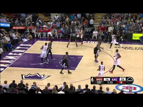 Tarik Black Highlights Rockets vs. Kings 12.11.2014 - 4 Points, 5 Rebounds