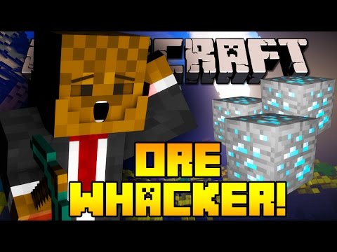 BRAND NEW Minecraft ORE WHACKER Challenge | JeromeASF