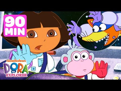 Dora Learns About Science & Space! w/ Swiper & Boots #3 🚀 90 Minutes | Dora the Explorer