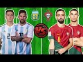 Messi & Dybala VS Ronaldo & Bruno Fernandes🔥ULTIMATE VS🔥(Argentina vs Portugal)