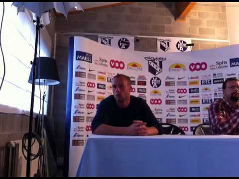CS Visé - conf. de presse avant le derby à Eupen - Domenicali, Masmanidis & Rentmeister - LgFoot