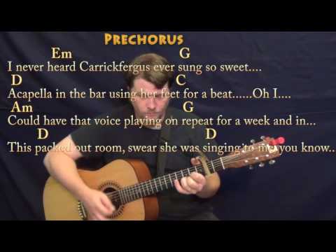 Galway Girl (Ed Sheeran) Guitar Lesson Chord Chart with Chords/Lyrics - Capo 2nd