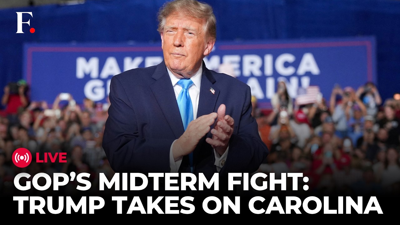 Trump LIVE: President Rallies GOP Supporters In Greenville | US Midterms 2026