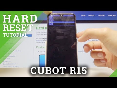 HARD RESET CUBOT R15 - Wipe Data / Factory Mode