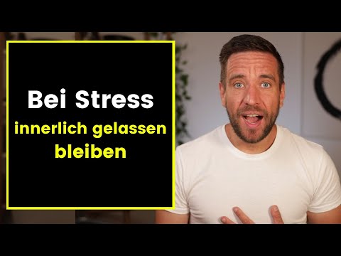 Stay calm when stressed