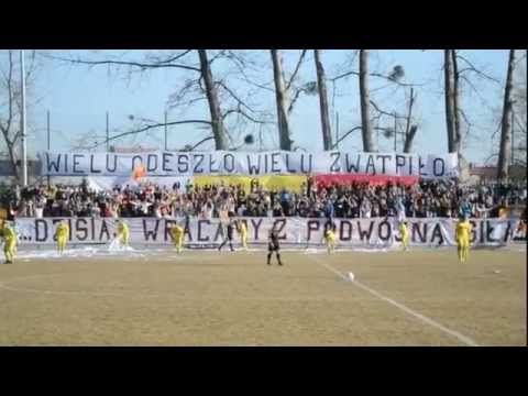 Kibice Czuwaju przed meczem z Sokołem Nisko