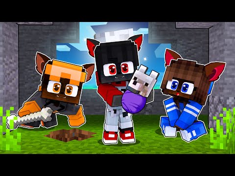 Eu tenho uma FAMILIA DE BEBÊS LOBOS no Minecraft
