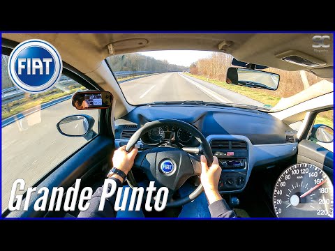2006 Fiat Grande Punto [1.2 | 65HP] - POV Autobahn Top Speed Drive