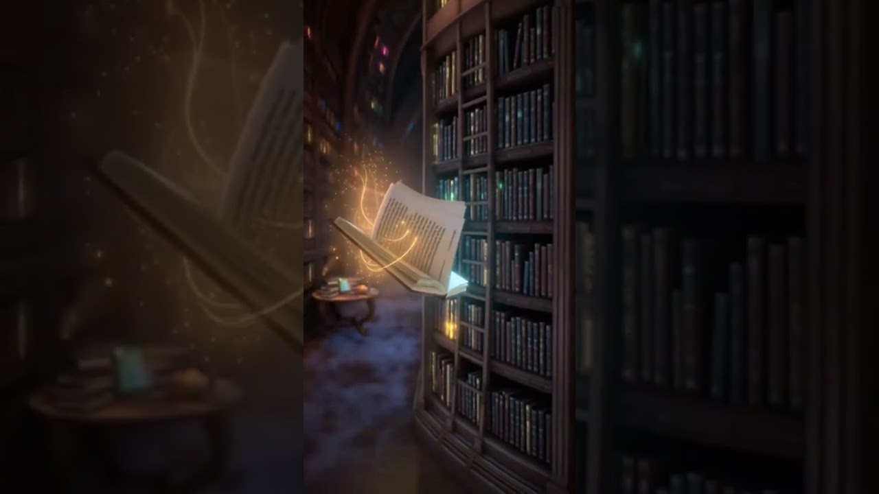 📚✨ The Magic Library | A Journey Into the World of Books | SparkAI Creations