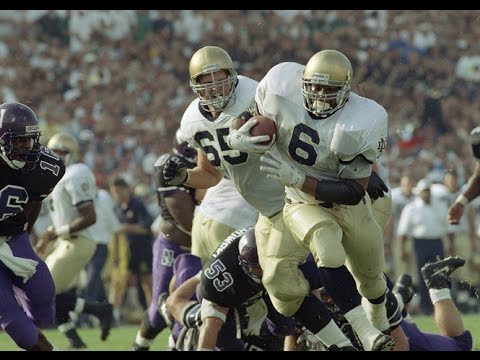 Classic Tailback - Jerome Bettis Notre Dame Highlights