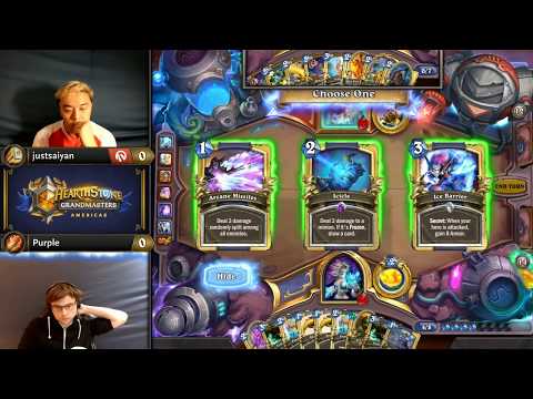justsaiyan vs Purple - Hearthstone Grandmasters Americas - Week 2