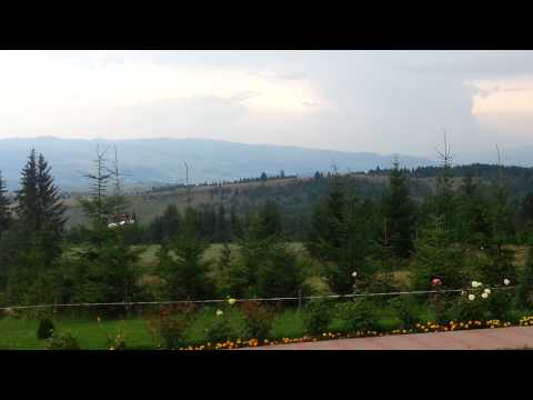 Toplita. Peisajul de la Pensiunea Baciu