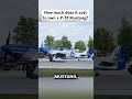 It Costs How Much To Own A P 51 Let S Show You An Option That Costs 1 10 The Price Airplane P51