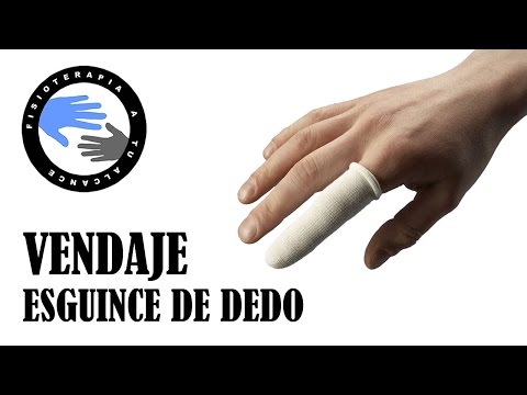 Esguince de dedo, vendaje funcional