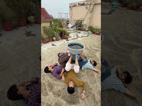 Socks Removal Challenge With Gutter Water😂 #shorts