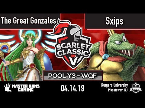 Scarlet Classic V - The Great Gonzales (Palutena) vs Sxips (King KRool) - Pool Y3 - WQF