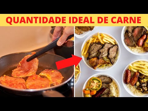Quantas gramas de carne vai em uma marmita?