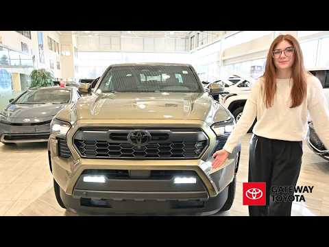 2026 Toyota Tacoma 4x4 Double Cab Auto SB Hybrid in Black for sale at Gateway Toyota in Edmonton, AB