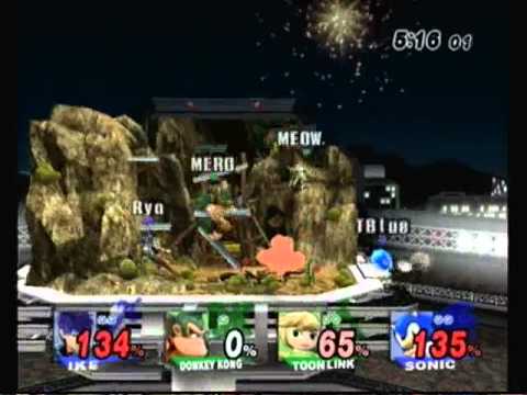 Mero (DK/ZSS) Meow Mix (TL) vs Ryo (Ike) True Blue (Sonic) Set - NLL 8/20/11 - Tournament