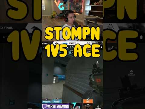 STOMPN 1V5 ACE IN PRO LEAGUE  #shorts