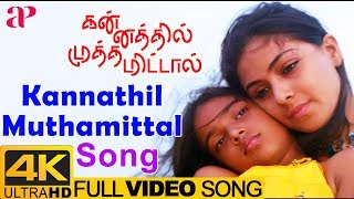 Kannathil Muthamittal Full Video Song 4K  Simran  