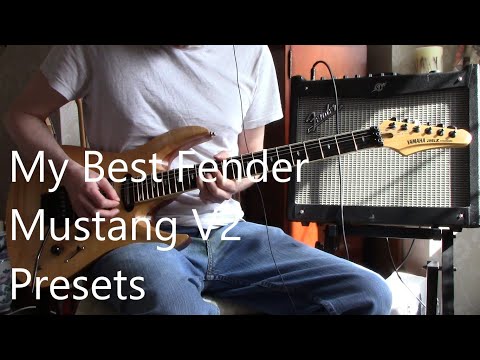 My best Fender Mustang III V2 Amp Presets - link in description - patches