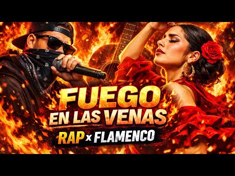 FUEGO EN LAS VENAS – RABIA ACUMULADA | Rap Flamenco Callejero Oscuro | Portada Oficial
