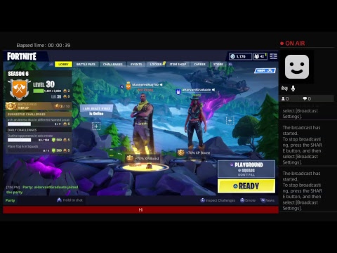 Fortnite Playing With Subs Notification Squad Modded - 