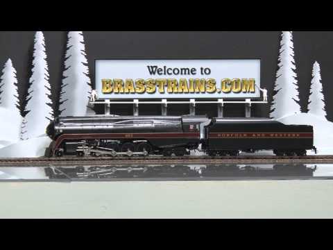 053144-HO Brass Model Train - Overland OMI 4522.1 N&W Class J 4-8-4 Streamlined #603