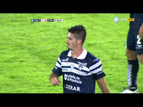 Gol de Coronel. Gimnasia LP 1 - River 2 | Primera División 2015 - Fecha 7