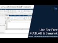 Use MATLAB Simulink For Free Without Paying Money And Downloading Application