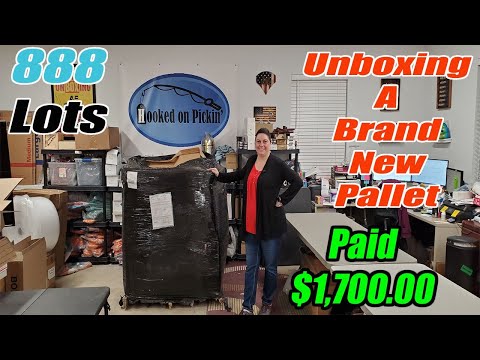 888 Lots Pallet Unboxing of Brand New Liquidation - What Did I Get? I Show You All the Items.