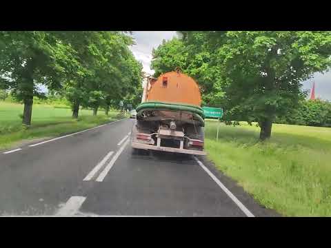 Śmierdzio wóz , na trasie Szprotawa-Borowina . Pan chyba na podwójnym gazie???