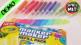 CRAYOLA Marker Maker - Filzstifte selber machen in tollen Tropi-cool Farben | DIY Stifte für Kinder