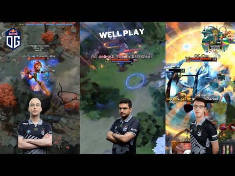 OG Vs THUNDER AWAKEN | EPIC FIGHT Yuragi, Ammar (ATF) and Chu - Dota 2 ESL One Malaysia 2022