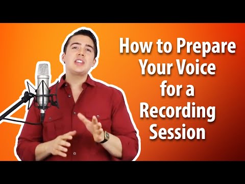 How to Prepare Your Voice for a Recording Session