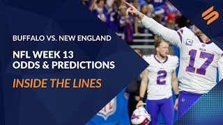Bills vs. Patriots Point Spread: NFL Week 13 Odds, Prediction [Inside the Lines]