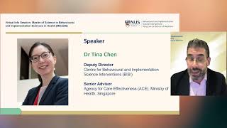 Virtual Info Session 1: MSc in Behavioural and Implementation Sciences in Health (Mar 2024)