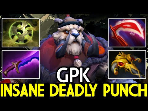 GPK [Tusk] Insane Deadly Punch Easy Solo Kill Anyone Dota 2