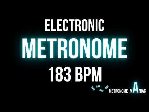 Metronome 183 BPM -  Electronic beep