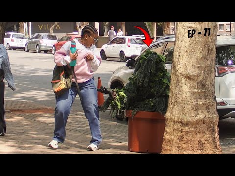 TREE MAN PRANK IN 4K / CRAZY INSANE REACTIONS - EP 71